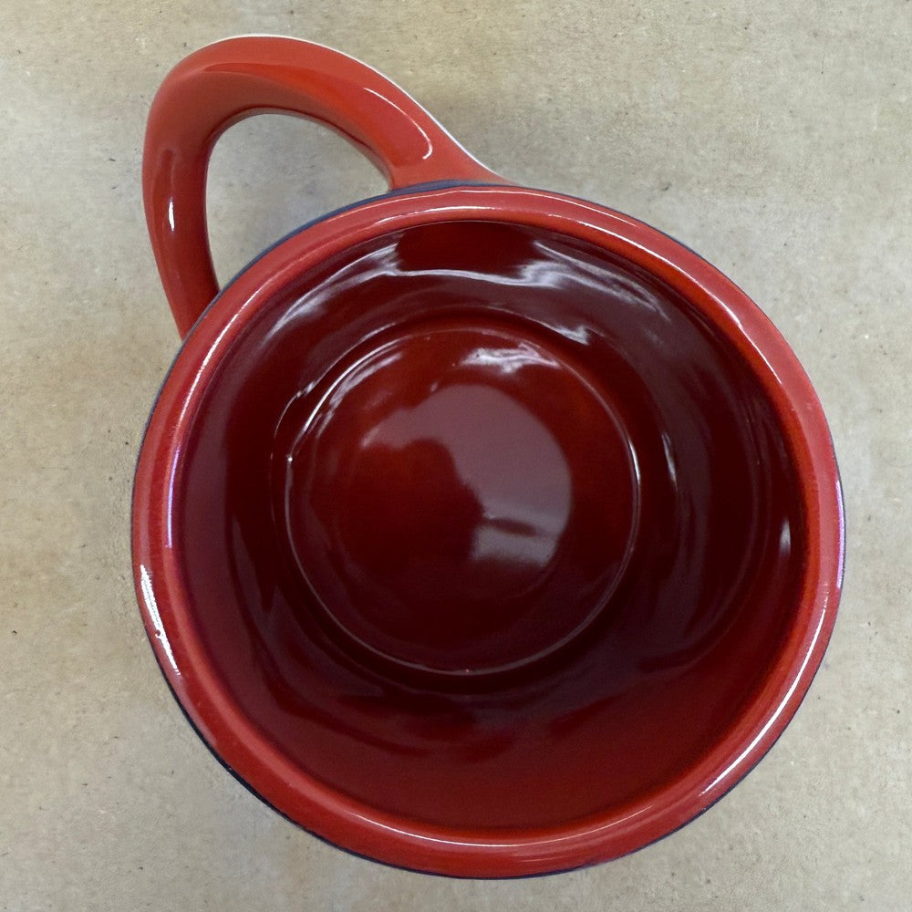 Marvel Avengers Captain America Shield and Star Curved Handle Mug